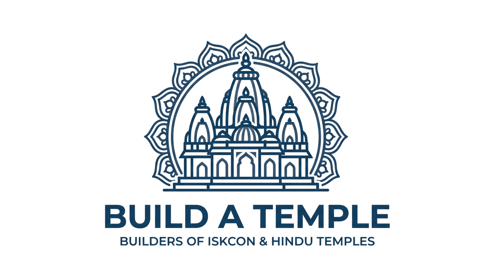 Build a temple logo